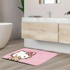 New Hello Kitty Non-Slip Memory Foam Rectangular Bathmat • Sanrio